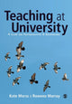 Book cover of: Teaching at University. By: Kate Morss