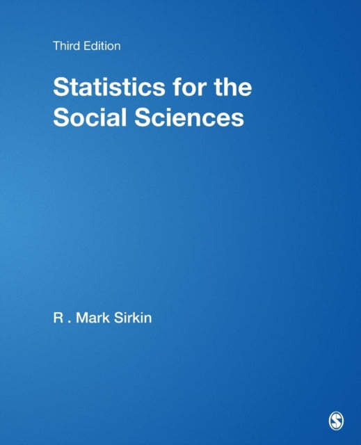 Book cover of: Statistics for the Social Sciences. By: R. Mark Sirkin