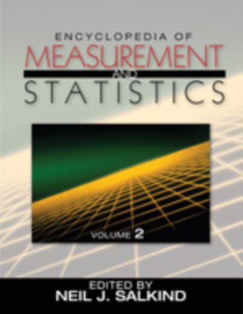 Book cover of: Encyclopedia of Measurement and Statistics. By: Neil J. Salkind