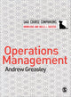 Book cover of: Operations Management. By: Andrew Greasley