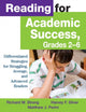 Book cover of: Reading for Academic Success, Grades 2-6. By: Richard W. Strong