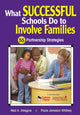 Book cover of: What Successful Schools Do to Involve Families. By: Neal A. Glasgow