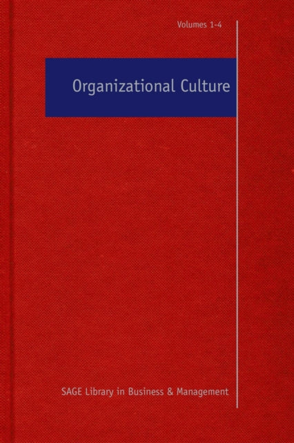 Book cover of: Organizational Culture. By: Mats Alvesson