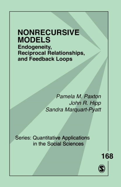 Book cover of: Nonrecursive Models. By: Pamela Marie Paxton