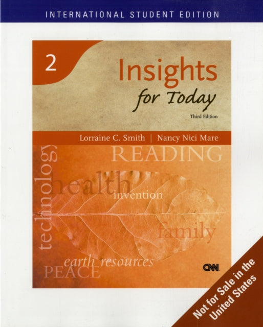 Book cover of: Reading for Today Series 2 - Insights for Today Text (International Student Edition)