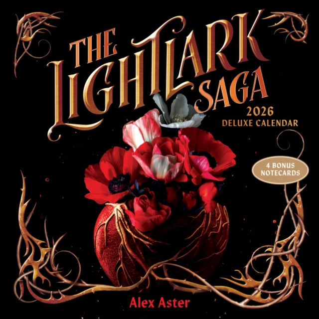 Book cover of: Lightlark Saga 2026 Deluxe Wall Calendar with 6 Collectible Cards