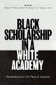Book cover of: Black Scholarship in a White Academy. By: Robert T. Palmer