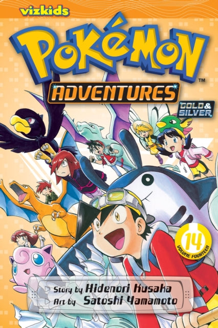 Book cover of: Pokemon Adventures (Gold and Silver), Vol. 14. By: Jones, Gerard