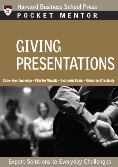 Book cover of: Giving Presentations. By: Harvard Business School