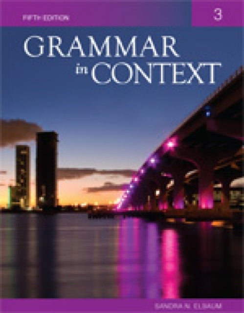 Book cover of: Grammar in Context 3. By: Sandra N. Elbaum