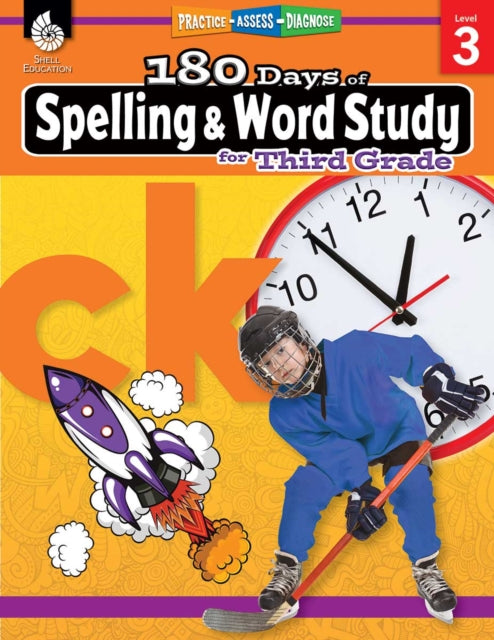 Book cover of: 180 Days™: Spelling and Word Study for Third Grade. By: Shireen Pesez Rhoades