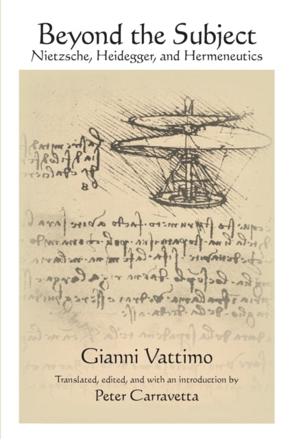 Book cover of: Beyond the Subject. By: Vattimo CARRAVETTA