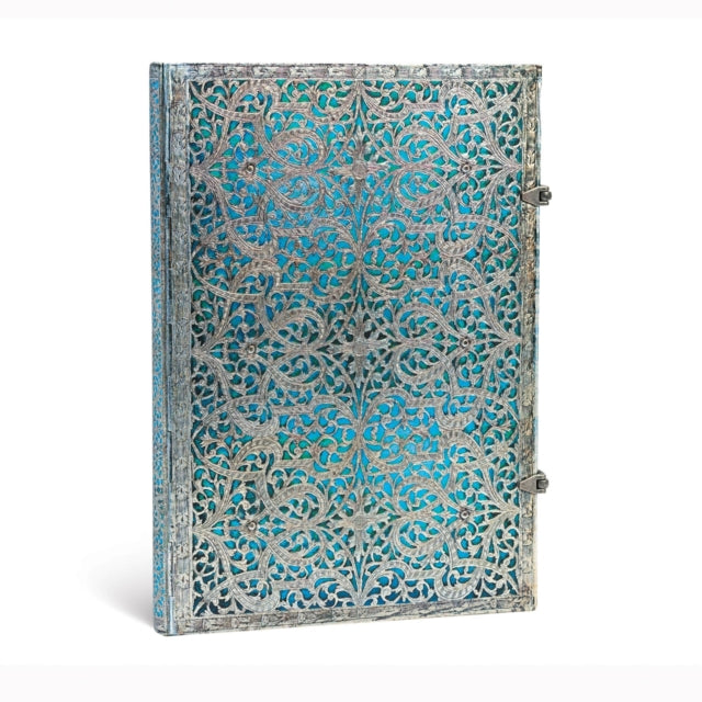 Book cover of: Maya Blue Grande Unlined Hardcover Journal. By: Hartley & Marks Staff