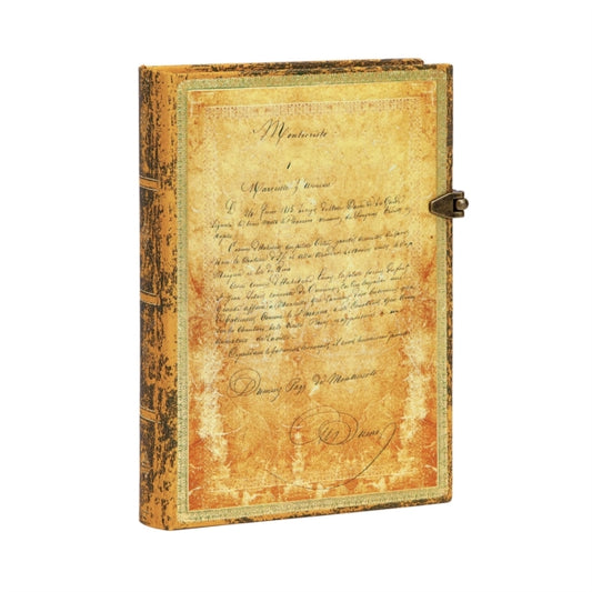 Book cover of: Dumas’ 150th Anniversary Midi Lined Hardcover Journal (Clasp Closure). By: Paperblanks