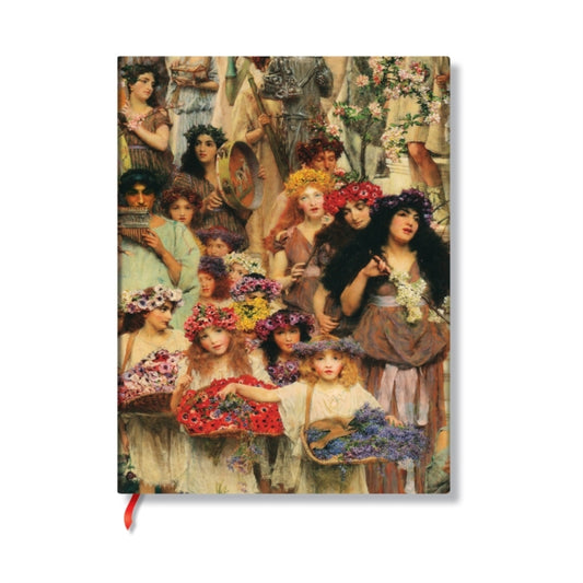 Book cover of: Spring (Lawrence Alma-Tadema) Ultra Lined Hardback Journal (Elastic Band Closure)
