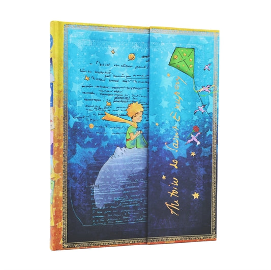 Book cover of: Saint-Exupery, The Little Prince (Embellished Manuscripts Collection) Ultra Unlined Hardcover Journal (Wrap Closure)