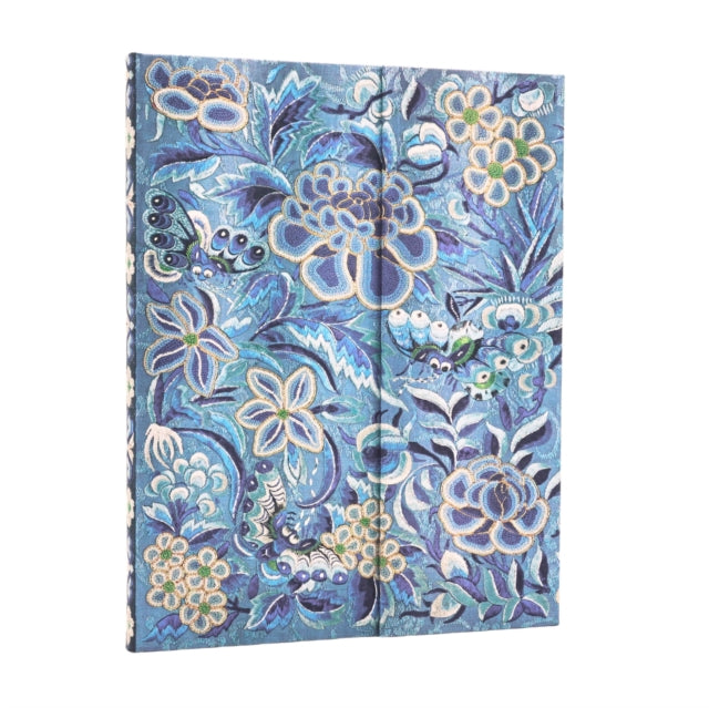 Book cover of: Blue Willow (Celebrate Hanfu) Ultra Lined Hardcover Journal (Wrap Closure)
