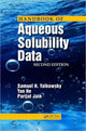 Book cover of: Handbook of Aqueous Solubility Data. By: Samuel H. Yalkowsky