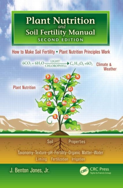 Book cover of: Plant Nutrition and Soil Fertility Manual. By: J. Benton Jones