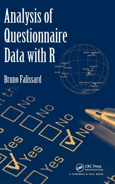 Book cover of: Analysis of Questionnaire Data with R. By: Bruno Falissard