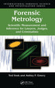 Book cover of: Forensic Metrology. By: Ted Vosk