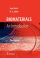 Book cover of: Biomaterials. By: Joon Park