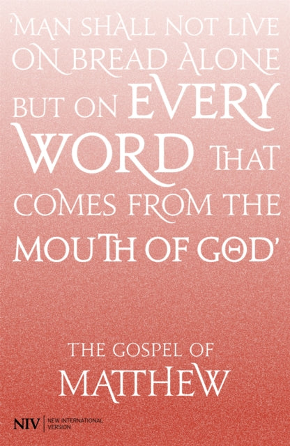 Book cover of: NIV Gospel of Matthew. By: New International Version