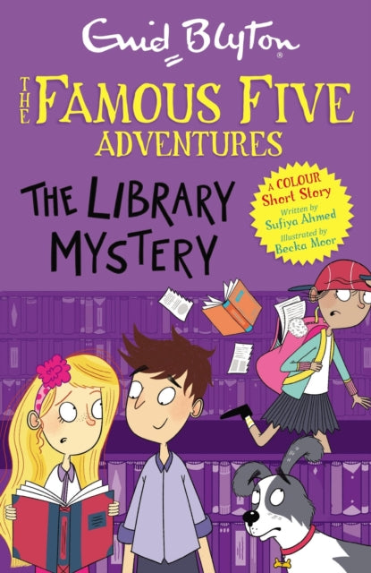 Book cover of: Famous Five Colour Short Stories: The Library Mystery. By: Enid Blyton