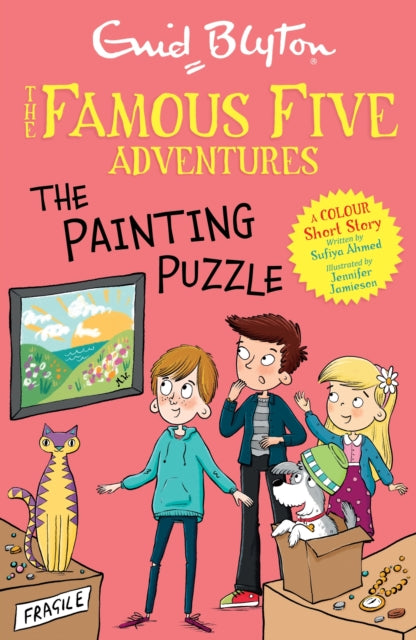 Book cover of: Famous Five Colour Short Stories: The Painting Puzzle. By: Enid Blyton