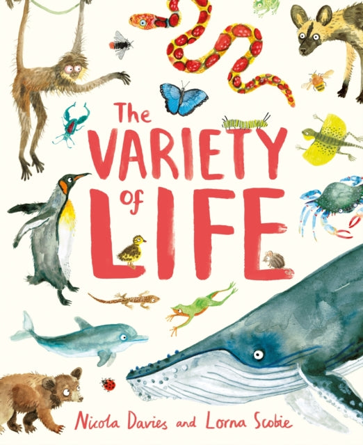 Book cover of: Variety of Life. By: Nicola Davies