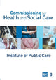 Book cover of: Commissioning for Health and Social Care. By: Katy Burch