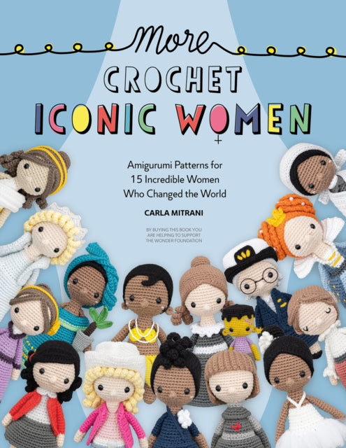 Book cover of: More Crochet Iconic Women. By: Carla Mitrani