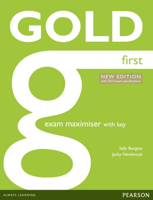 Book cover of: Gold First New Edition Maximiser with Key