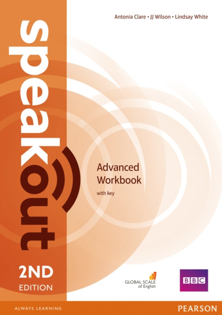 Book cover of: Speakout Advanced 2nd Edition Workbook with Key. By: Antonia Clare
