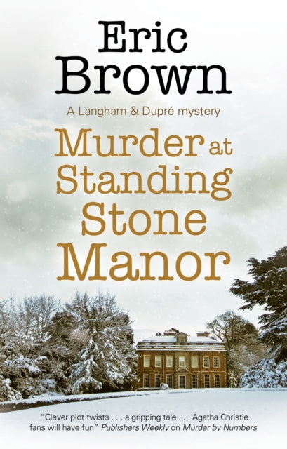 Book cover of: Murder at Standing Stone Manor. By: Eric Brown