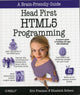 Book cover of: Head First HTML5. By: Eric Freeman