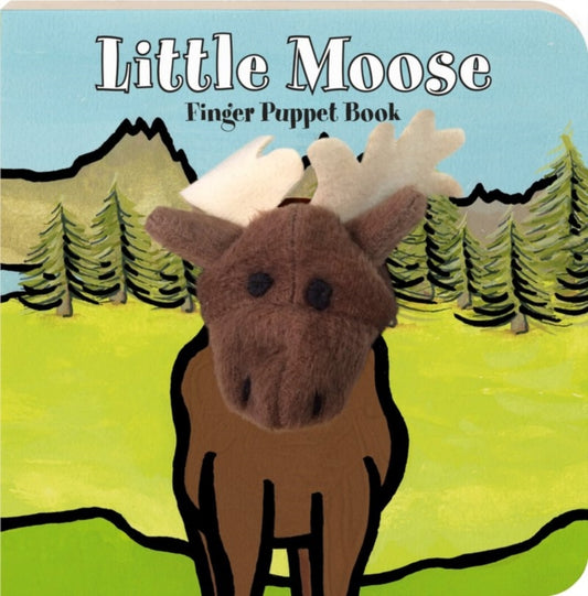 Book cover of: Little Moose: Finger Puppet Book. By: Klaartje van der Put