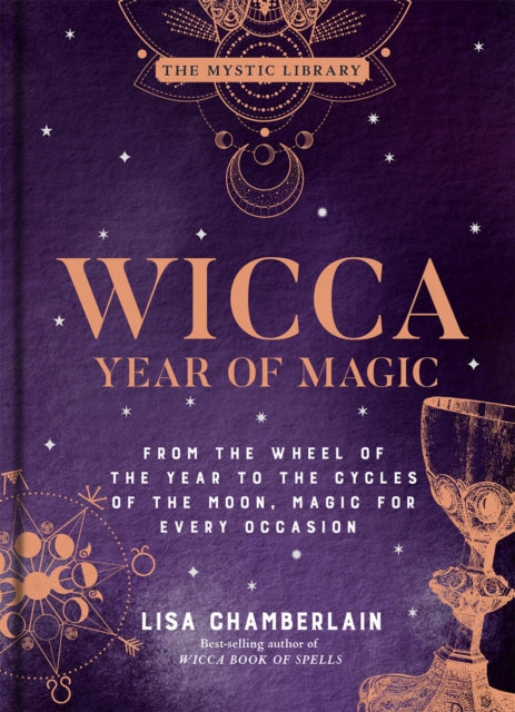 Book cover of: Wicca Year of Magic. By: Lisa Chamberlain