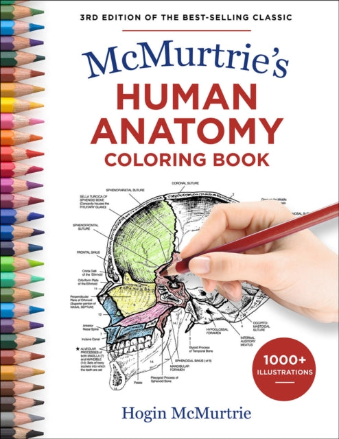 Book cover of: McMurtrie's Human Anatomy Coloring Book. By: Hogin McMurtrie