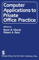 Book cover of: Computer Applications to Private Office Practice. By: B.B. Oberst