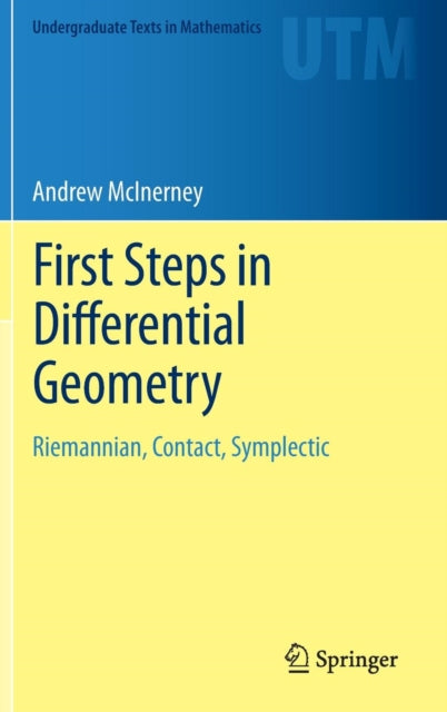 Book cover of: First Steps in Differential Geometry