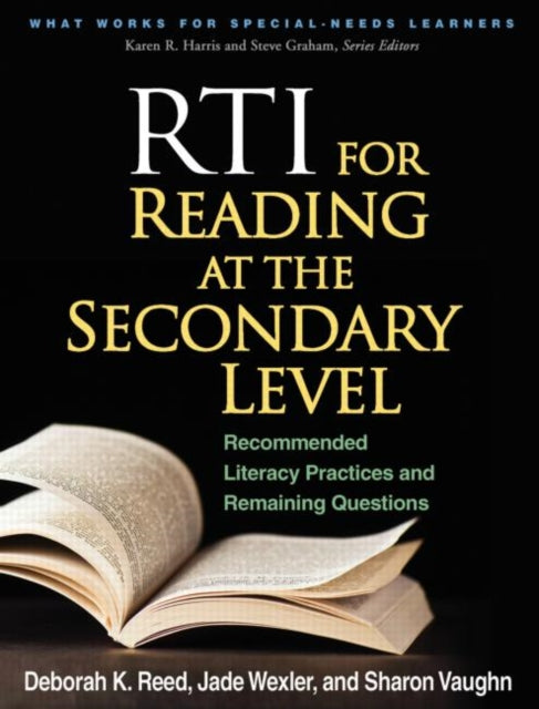 Book cover of: RTI for Reading at the Secondary Level. By: Deborah K. Reed