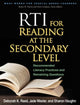 Book cover of: RTI for Reading at the Secondary Level. By: Deborah K. Reed