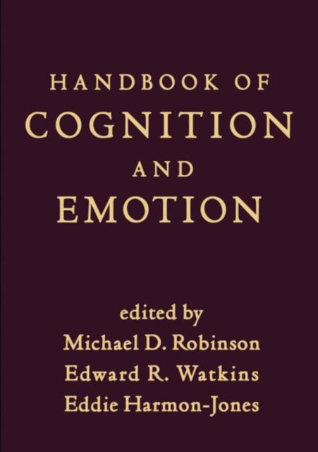 Book cover of: Handbook of Cognition and Emotion