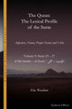 Book cover of: Quran. The Lexical Profile of the Suras. By: Elie Wardini