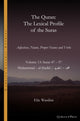 Book cover of: Quran. The Lexical Profile of the Suras. By: Elie Wardini