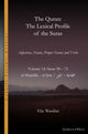 Book cover of: Quran. The Lexical Profile of the Suras. By: Elie Wardini