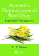 Book cover of: Ayurvedic Pharmacopoeial Plant Drugs. By: C. P. Khare