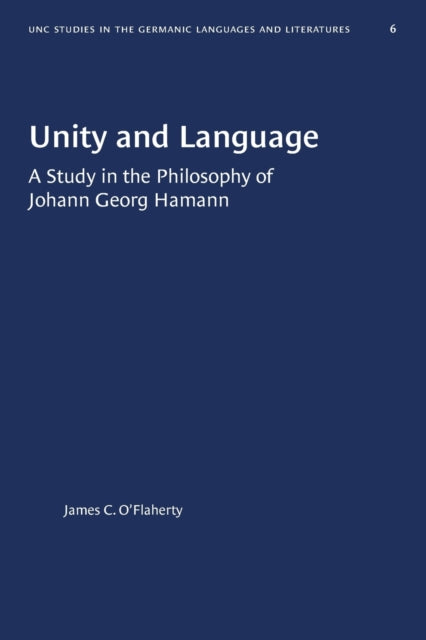 Book cover of: Unity and Language. By: James C. O'Flaherty