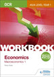 Book cover of: OCR A-Level/AS Economics Workbook: Macroeconomics 1. By: Terry Cook